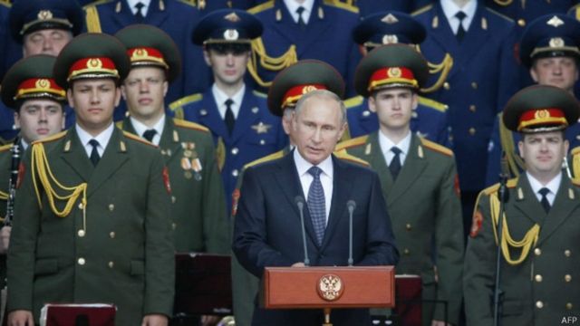 Путин на военно-техническом форуме "Армия-2015