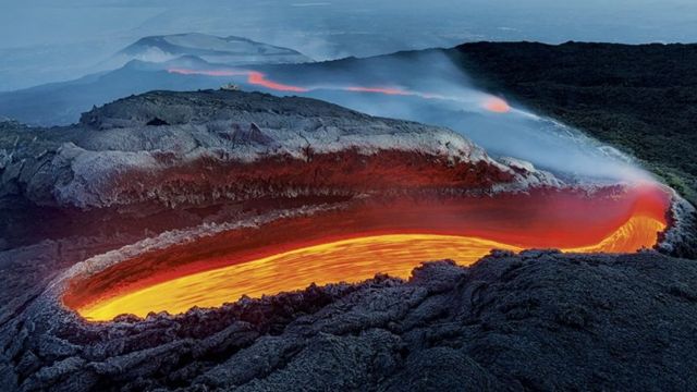 Foto del volcán