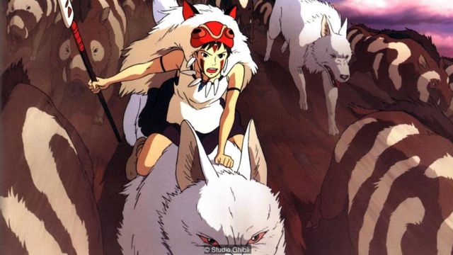 Desenhos animados japoneses anime princesa lobo diy pintura por