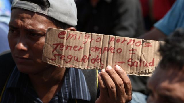 Migrantes centroamericanos