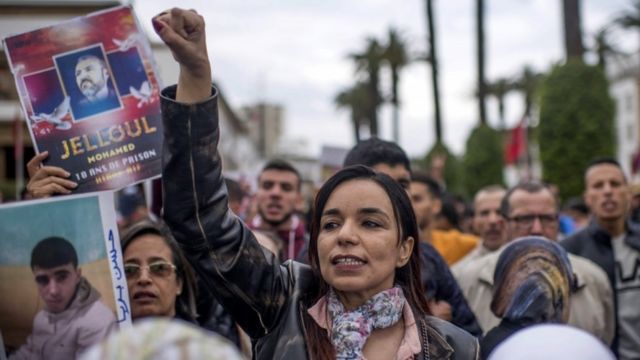 تظاهرات روز گذشته مراکش