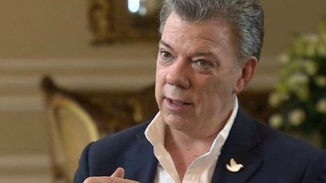 Shugaban kasar Colombia Juan Manuel Santos