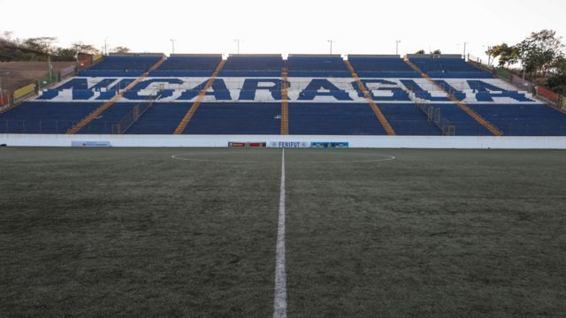 Estadio nacional de Nicaragua vacío