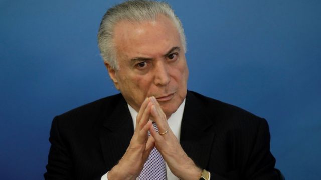 O presidente Michel Temer