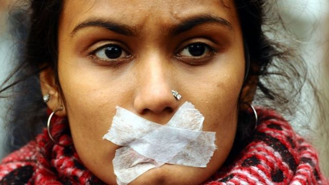 Demonstration against Indias new citizenship law in Delhi