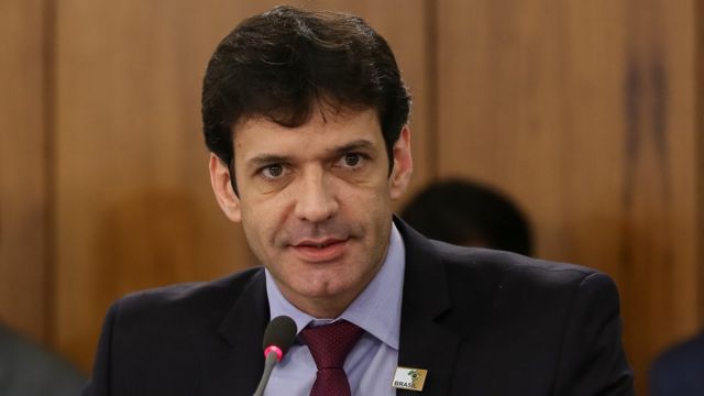 Ministro ddo Turismo, Marcelo Álvaro Antônio, fala em reunião do governo em 3 de janeiro de 2019