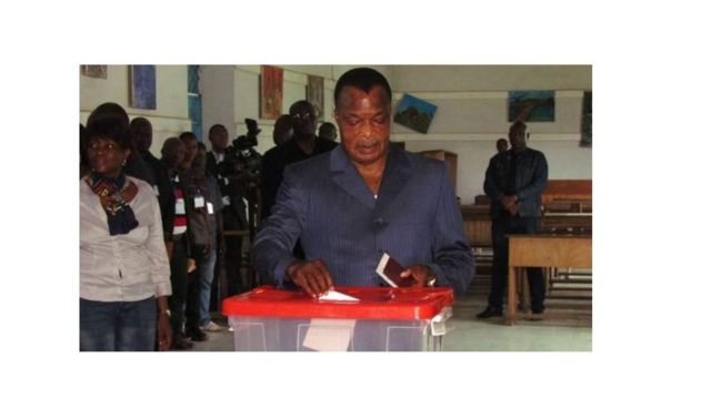 Perezida Denis Sassou Ngweso yitoje ubwa 3
