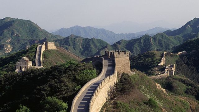 Sección de la Gran Muralla China