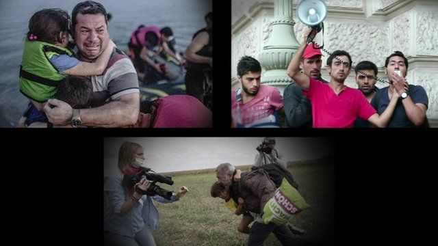 The Story Behind Three Images From The Migrant Crisis BBC News