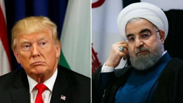 АКШнын президенти Трамп менен Ирандын президенти Рухани