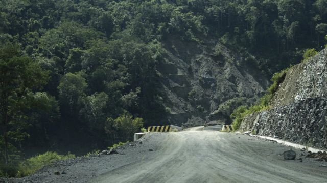 A road in Alta Verapaz