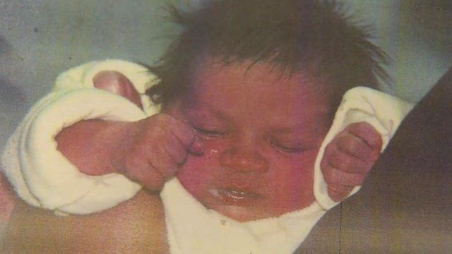 Zephany Nurse as a baby