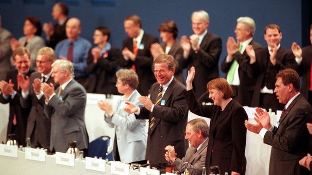 Merkel em conferência da CDU