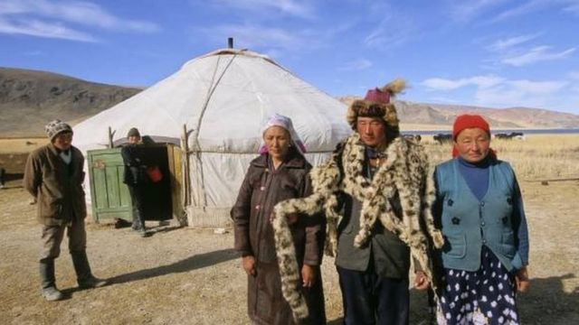 أسرة في كازاخستان