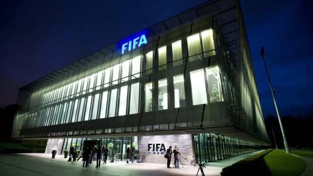 Ibiro bikuru vya FIFA i Zurich muri Swisse
