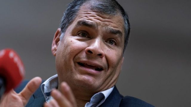Crisis en Ecuador | Rafael Correa rechaza la acusación de intento de golpe: “Eso demuestra que Moreno está desequilibrado” - BBC News Mundo