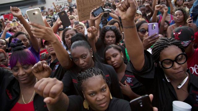 protestas en Baton Rouge