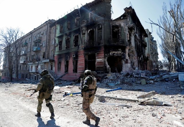 Destruction in Mariupol