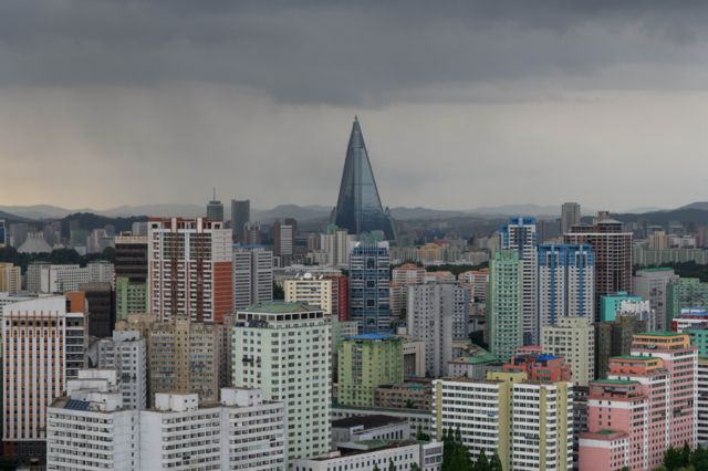 Pyongyang cityscape