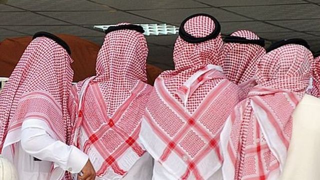 Miembros de la familia real Saudita. Foto tomada en 2012.