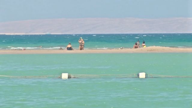 شاطئ الغردقة في مصر.