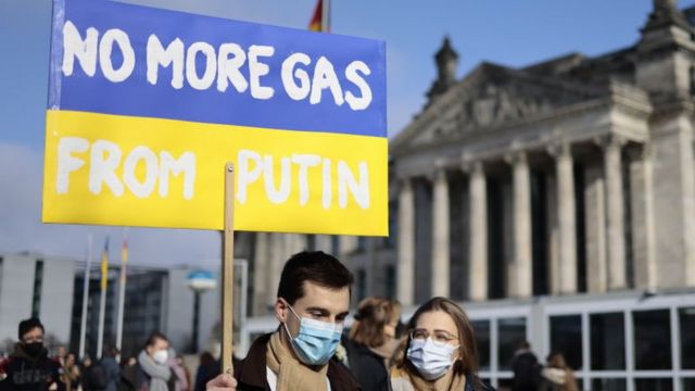 Rusya'dan enerji ithalatına karşı yapılan protestolar