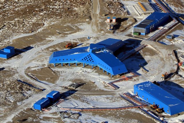Estación Corea del Sur en Antártica.