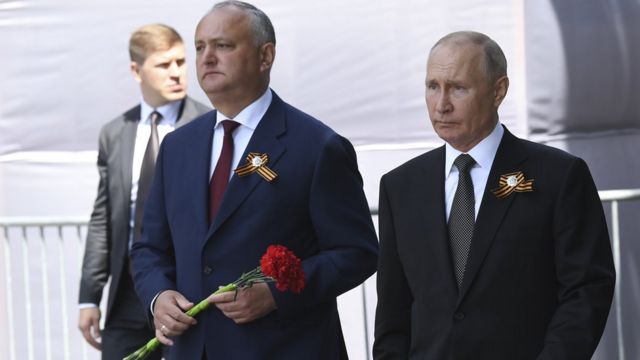 Igor Dodon i Władimir Putin