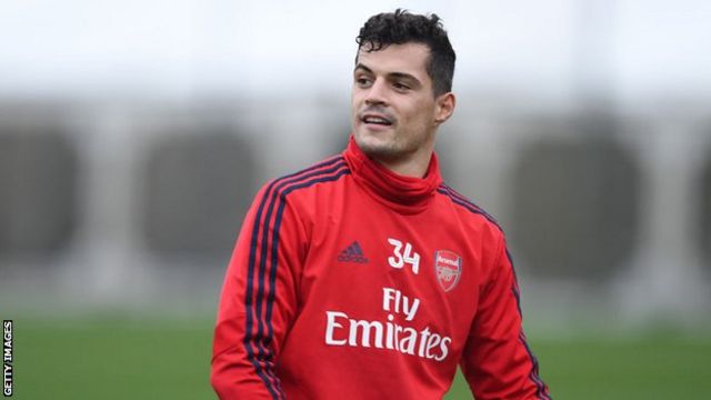 Granit Xhaka Arsenal Midfielder Could Return Against Southampton Unai Emery Bbc Sport