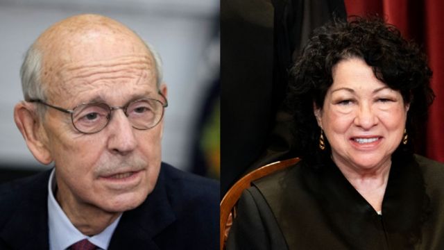 Stephen Breyer y Sonia Sotomayor