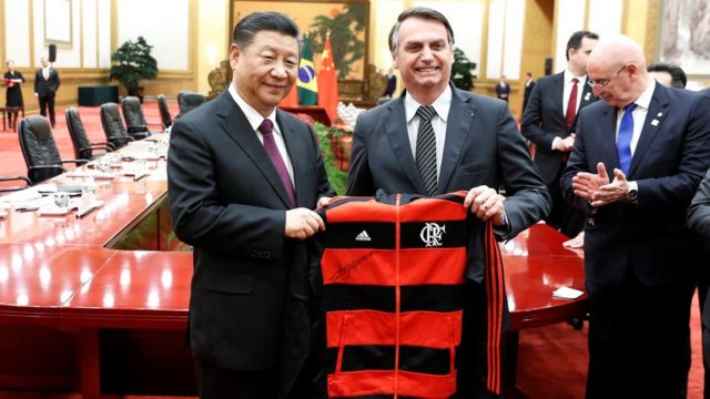 Xi Jinping e Bolsonaro
