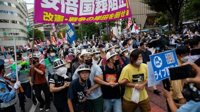 Japón Despide Entre Protestas Al Asesinado Ex Primer Ministro Shinzo