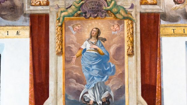 Pintura de Nossa Senhora Imaculada Conceição