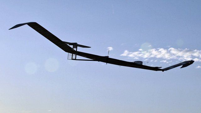 The drone that can fly for years on solar power - BBC News