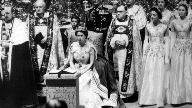 Coroação da rainha em 1953