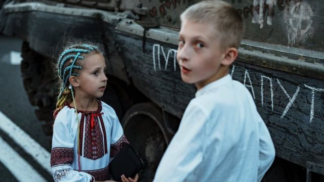 "Парад" уничтоженной российской техники в День Независимости Украины