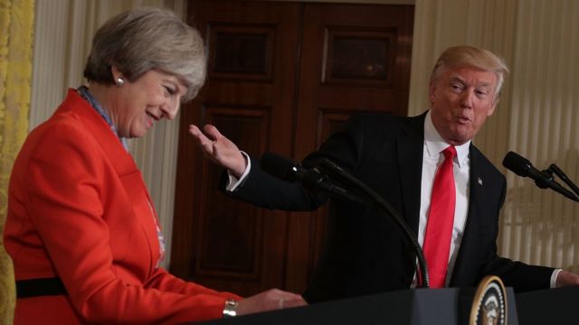 Theresa May və Donald Trump