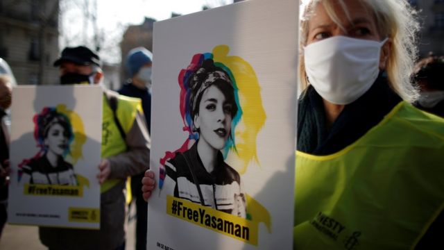 درخواست آزادی یاسمین آریایی و سایر فعالان حقوق زنان در ایران