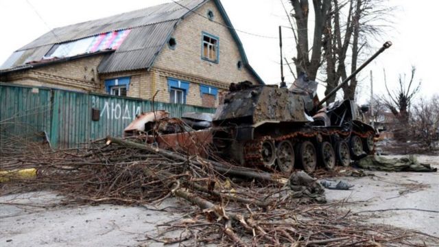 Улица Вокзальная в Буче