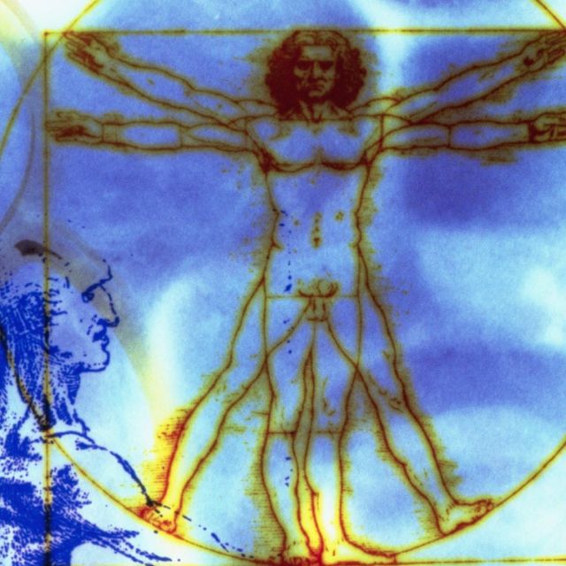 L'uomo vitruviano di Leonardo da Vinci