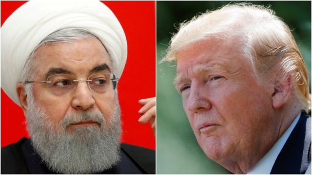 Hali ya uhasama iliongezeka baina ya Iran chini ya utawala wa Rais Hassan Rouhani na utawala wa Marekani chini ya Rais Trump