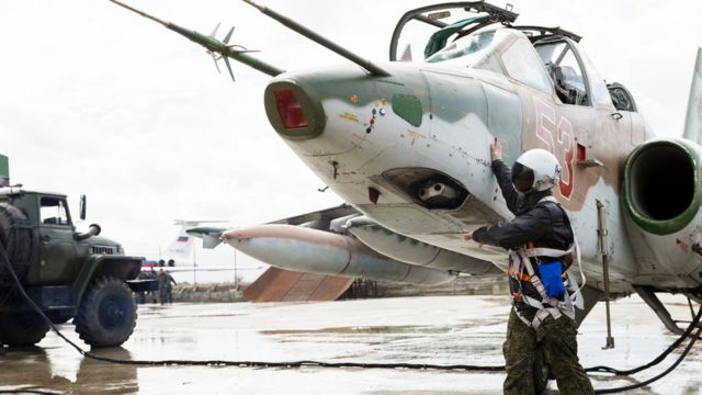 Uburusiya na Syria vyabaye bihagaritse ibitero Aleppo kugira abarwanyi baveyo
