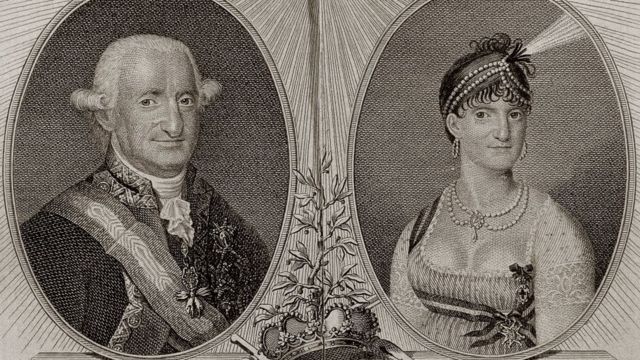 Carlos IV de España y la reina consorte María Luisa de Parma