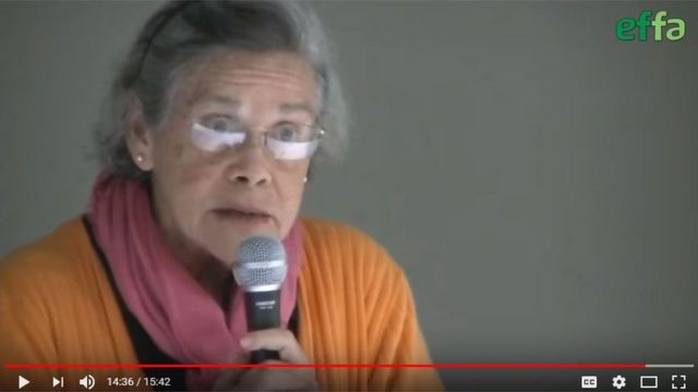 María López Vigil, jornalista cubana, em imagem de vídeo disponível no Youtube