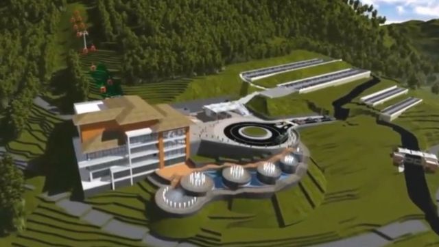 প্রস্তাবিত পাঁচতারা হোটেলের মডেল