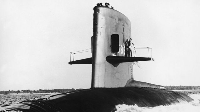 El submarino nuclear estadounidense USS Scorpion