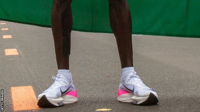 nike marathon running shoes banned