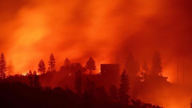 カリフォルニア州の山火事 強風で被害拡大の恐れ cニュース