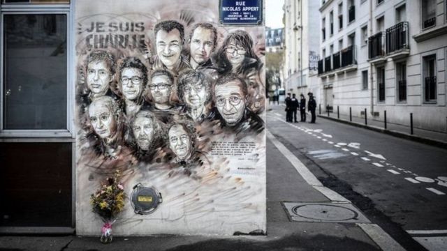 تصویر کارکنان نشریه شارلی ابدو که کشته شدند