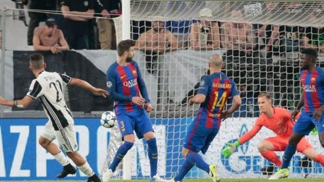 دوري أبطال أوروبا: يوفنتوس يهزم برشلونة بثلاثة أهداف نظيفة